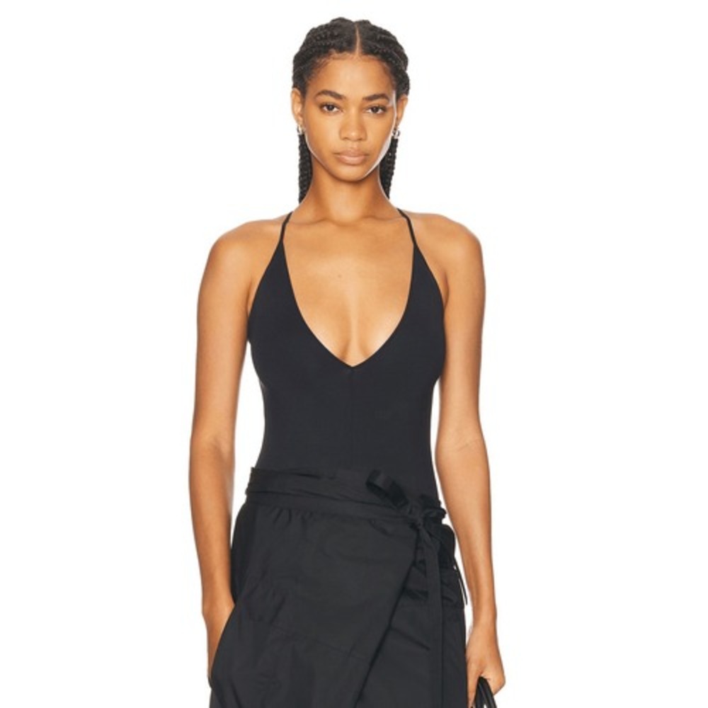 WARDROBE.NYC V-Neck‎ Bodysuit Size Large NWOT $300 MSRP